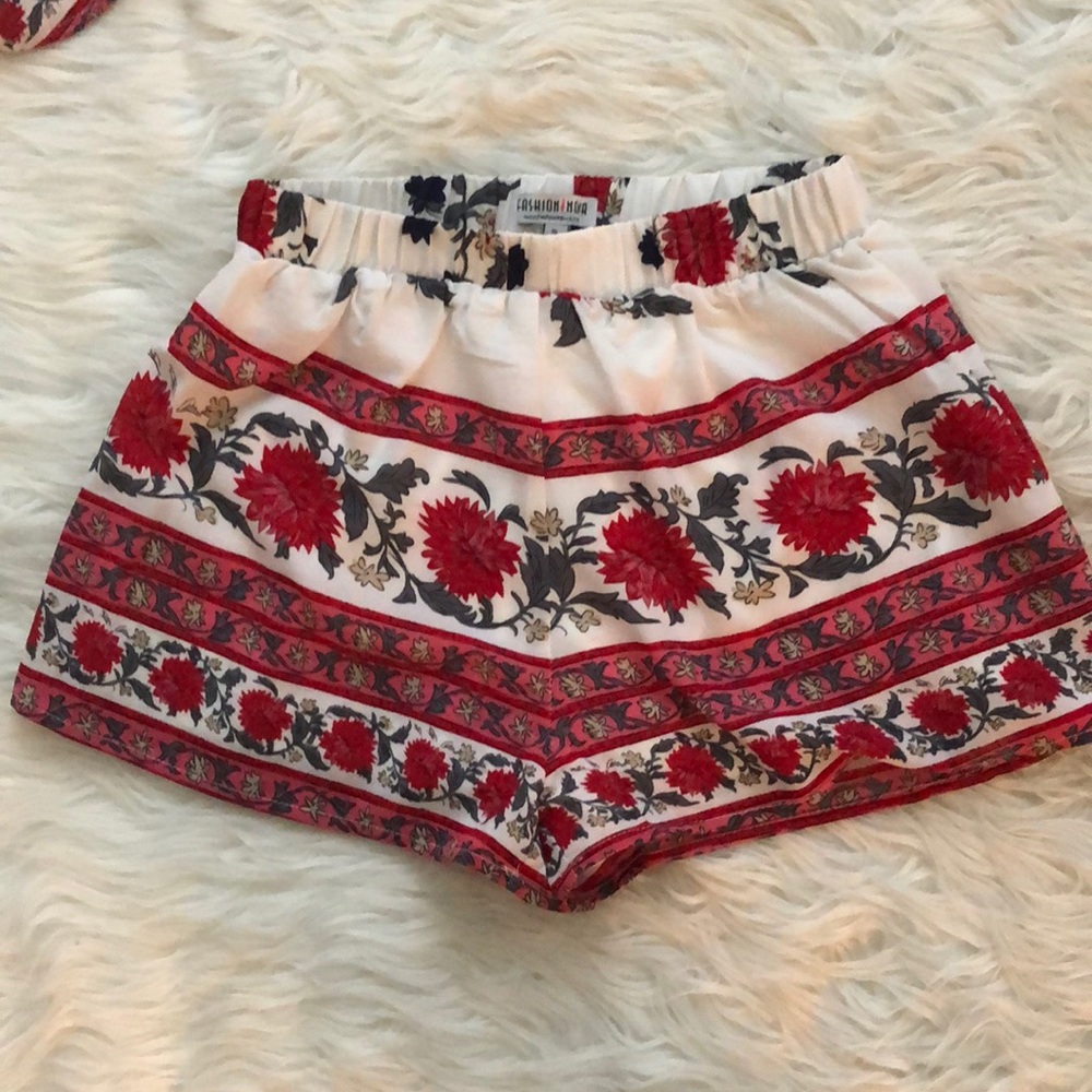 Summer Floral Two-Piece Set - Picture 2 of 4